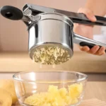 Heavy Duty Stainless Steel 15oz Potato Ricer,Potato Masher and Press with 3 Replaceable Discs Spaetzle Silicone Grip - Image 2