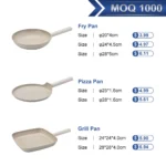 Yongfa Custom Logo 23pcs Milk Bucket Cooking Pots Set Kitchen Pots Restaurant Commercial Nonstick Cookware Sets - Image 6