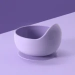 Food Grade BPA Free Silicone Baby Feeding Bowl With Strong Suction Cup Eco Friendly Durable Training Dinnerware Set - Image 3