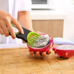 Hot Cheap Food Grade Kitchen Gadget Green Color 3 in 1 Tool Fruit Core Remover Avocado Knife Slicer Cutter - Image 3