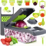 New Multifunction Stainless Steel Kitchen Tool Fruit & Vegetable Chopper Onion Cutter & Food Dicer for Chopping Veggies