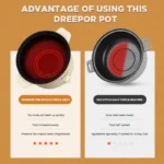 Dreepor 2L Multifunction Electric Cooker Non-Stick Mini Rice Cooker Pot Electric Skillets Electric Cooking Pot for Home Dorm - Image 4